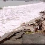 Praias afetadas por ressaca ainda passam por recuperação em Florianópolis