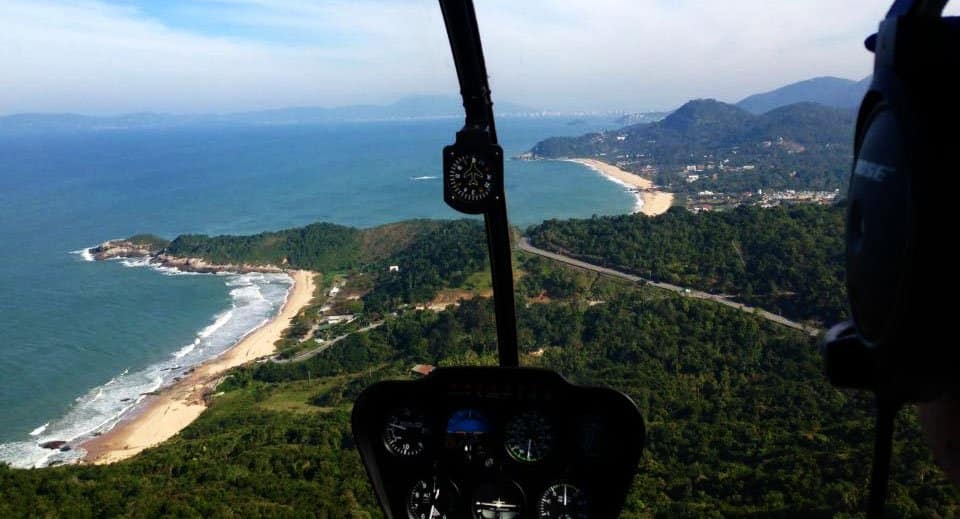 passeio de helicóptero em Florianópolis