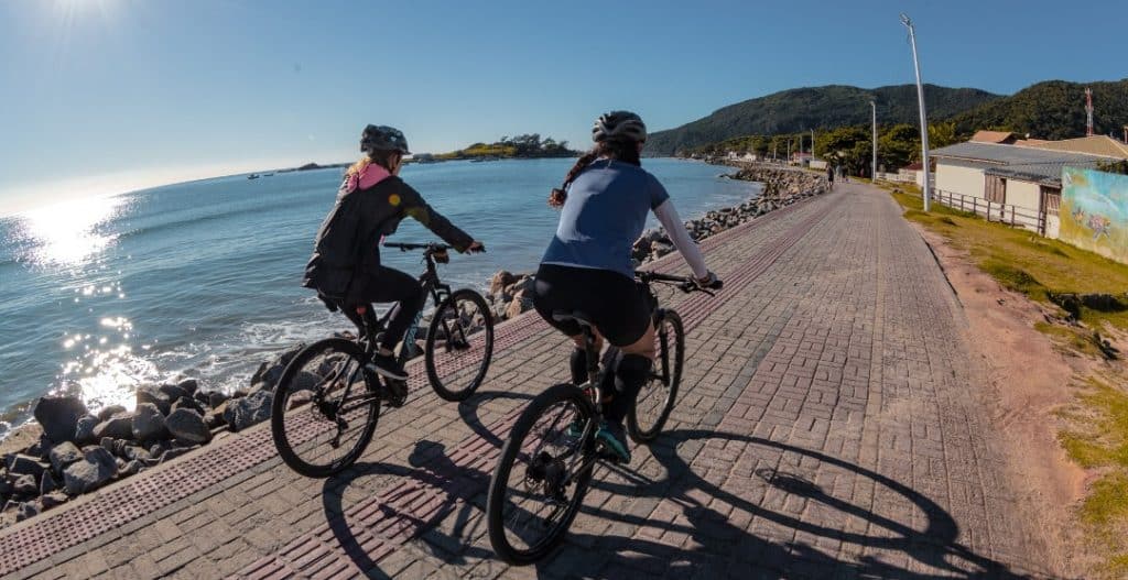 Trilha de Bike em Florianopolis Praia, Duna, Lagoa, MIrante, Espetaculo